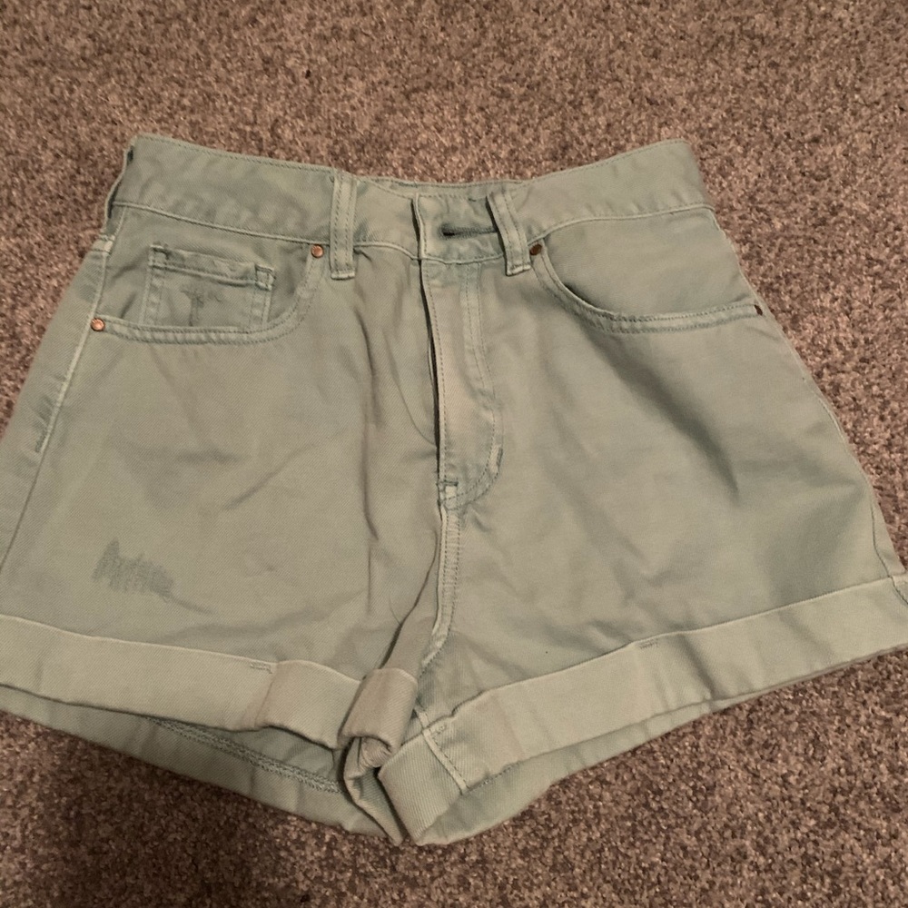 Pacsun light blue jean shorts